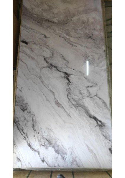 Mermer Desenli Uv Pvc Duvar Paneli 60X120CM, Ev, Ofis ve Otel Için Dekoratif Kaplama fırsatları