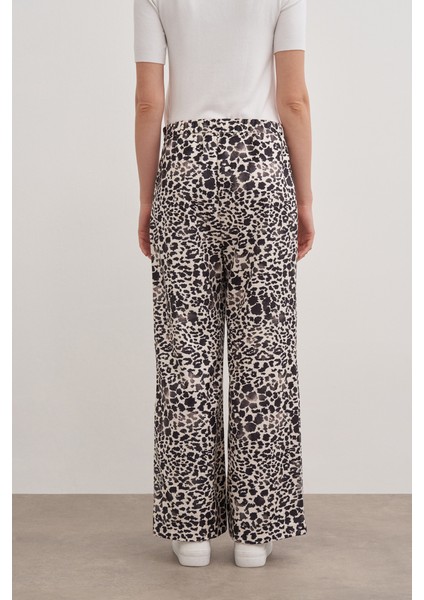 Leopar Desenli Pantolon