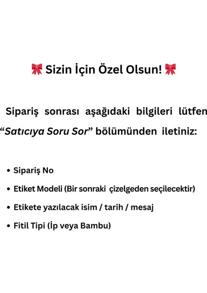 Kişiye Özel Çiçek Soya Mum Seti, Düğün, Nikah, Doğum Günü, Bebek Hediye (10 Adet) modelleri