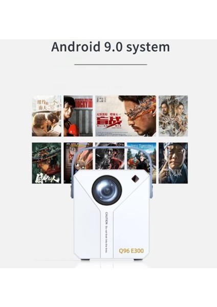 E300 Projektör | Android Tv Android Kurulu Full Hd Projeksiyon Cihazı Wi-Fi ve Bluetooth Destekli | Sinema Keyfi fırsatları