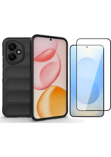 Honor 400 Kılıf Esnek TPU Oyuklu Arka Yüzey Tasarımlı Zore Etnik Silikon Kapak