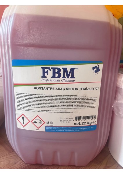 Konsantre Araç Motor Temizleyici 22KG