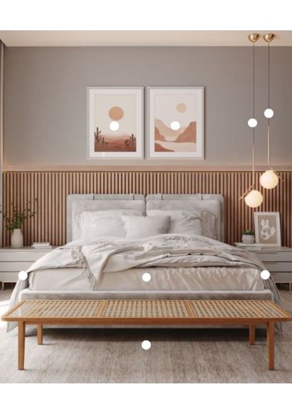 Bej Renkli Dekoratif Duvar Paneli, 4mm Mdf, Boyanabilir, 50X100CM fırsatları