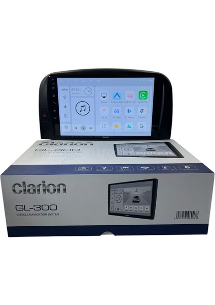 Hyundai Sonato 2004-2008 Clarion 4-64 Tam Profesyonel Oem Multimedia (Orj) fiyatları