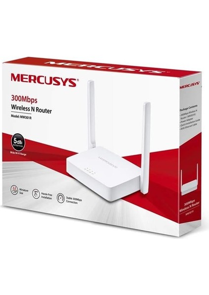 Tp-Link Mercusys Mw MW301R 2 Port 300 Mbps Kablosuz Router modelleri