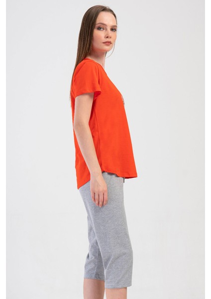 Kadın Kısa Kol Kaprili Pijama Takım , 408408 fiyatları