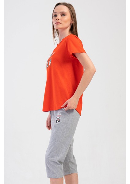 Kadın Kısa Kol Kaprili Pijama Takım , 408408 modelleri