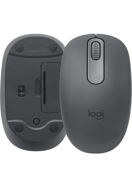 M196 1000DPI Optik Kablosuz Bluetooth Mouse Gri 910-007459