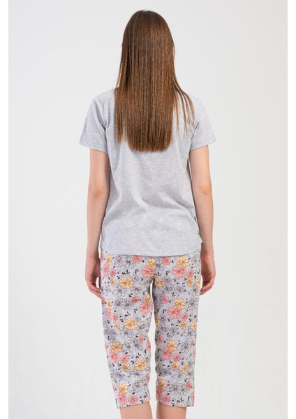 Kadın Kısa Kol Kaprili Pijama Takım , 409060 fırsatları