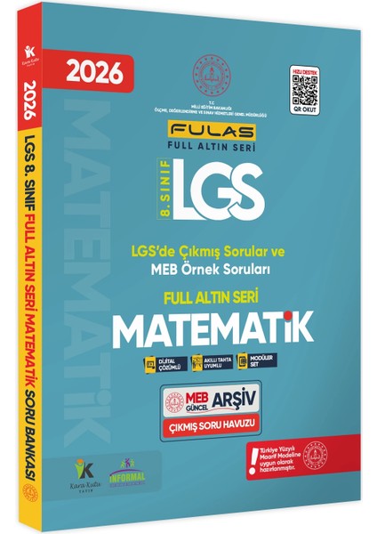 2026 8.sınıf Full Lgs Altın Seri (Fulas) Meb Çıkmış Modüler Soru Bankası Seti Çözümlü Sayısal Set fiyatları