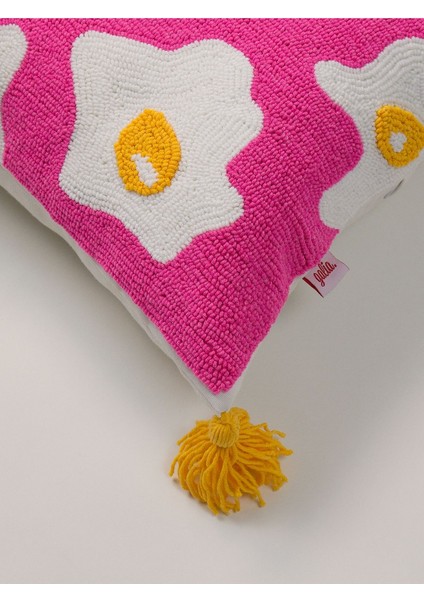 Özel Tasarım Eggy Yumurta Desenli Özel Tasarım Punch Kırlent Yastık fiyatları