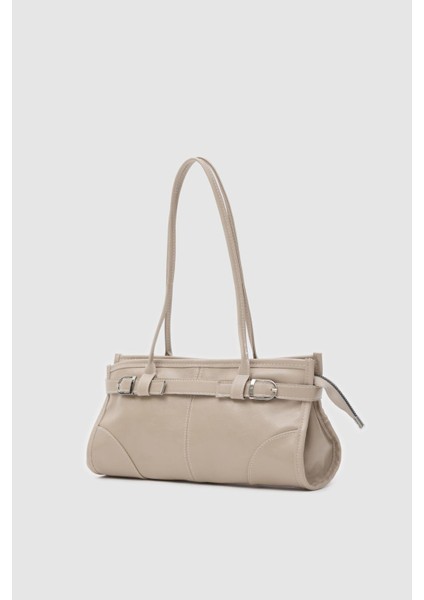 Enyola Vintage Baget Çanta Bej fiyatları
