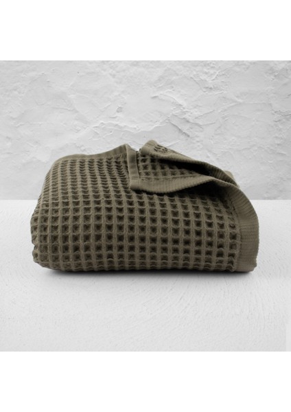 Lüks Waffle Banyo Havlusu 1 Adet, Büyük Boy 80X160 Cm, 100% Pamuk, Yüksek Kaliteli Banyo Havluları