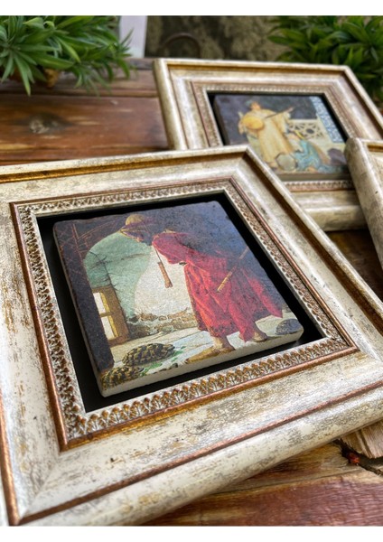 Beyaz Taşlı Duvar Dekoru, 3'lü Set, Şık ve Modern Tasarım fırsatları