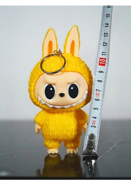 Labubu Figür Oyuncak Anahtarlık Sarı 13CM Kaliteli - fırsatları