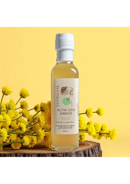 Altın Otu (Ölmez Çiçek) Sirkesi (250ML)