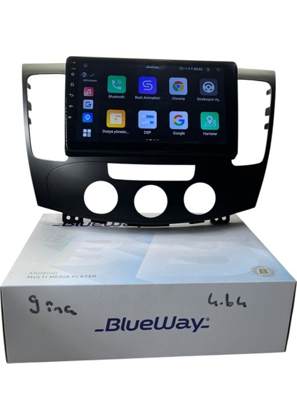 Hyundai Sonato M-C 2009-2011 Blueway 4-64 Profesyonel Oem Multimedia fırsatları