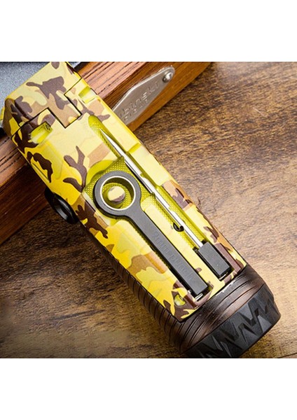 Yeni Seri Çakmak ve Kesici Puro Seti Camo Yellow fırsatları
