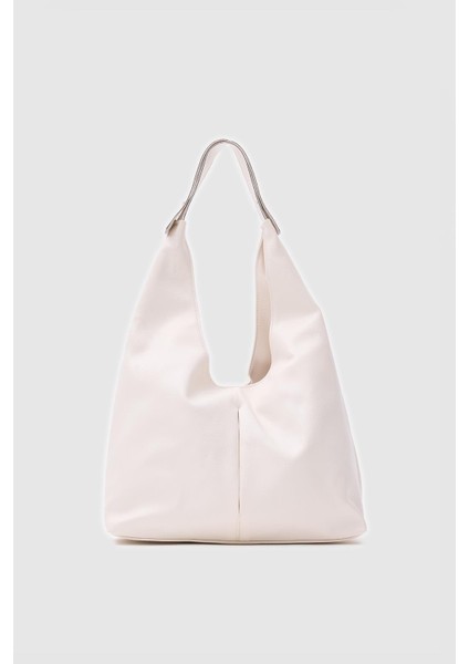 Zaura Salaş Omuz Çantası Krem