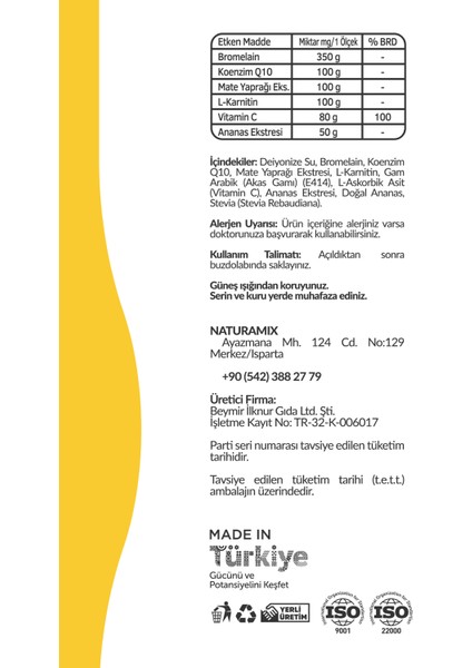 Bromelain Mix Ananaslı