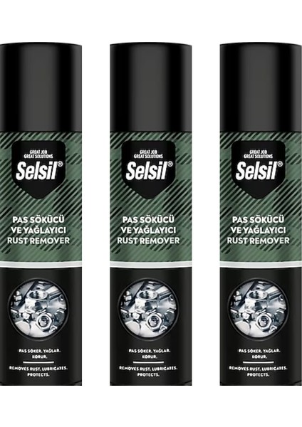 Pas Sökücü ve Yağlayıcı 200ML 3'lü
