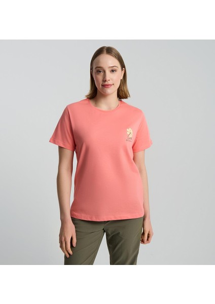 CS0430 Csc W Floral Run Ss Tee - T-Shirt indirimleri