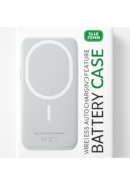 Taşınabilir Batarya Powerbank Kablosuz Magsafe Uyumlu 5000MAH.(SUBZERO Türkiye Garantili)