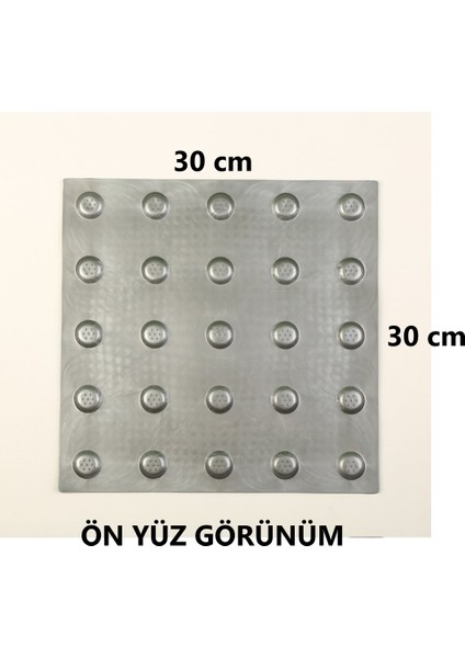 Tabanlı Uyarıcı Nokta Dış Mekan 5 Adet Gri, Görme Engelliler Için Çarpma Noktaları, Dokunsal Nokta modelleri