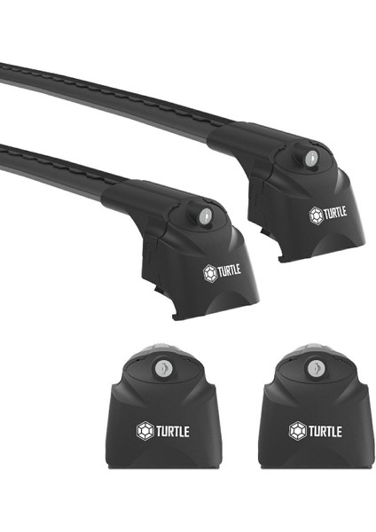 Seat Leon St Turtle Ara Atkı Taşıyıcı Bar 2013-2020 Arası Uyumlu - Turtle Air2 Siyah