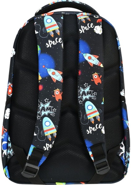 Astronot Desenli Ilkokul Sırt Çantası + Beslenme Çantası (2301) indirimleri