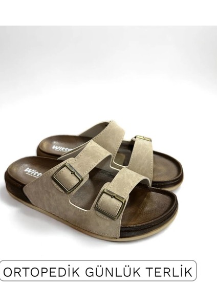 Ortopedik Terletmez Kaymaz Taban Plaj Bahce Günlük 4 Mevsim Erkek Terliği modelleri
