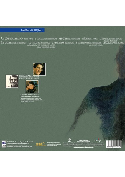 Zülfü Livaneli & Mikis Theodorakis - Güneş Topla Benim Için (Plak) fiyatları