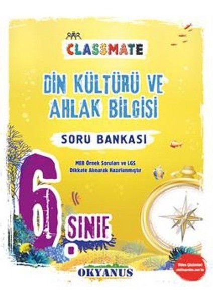 6. Sınıf Din Kültürü Ve Ahlak Bilgisi Classmate