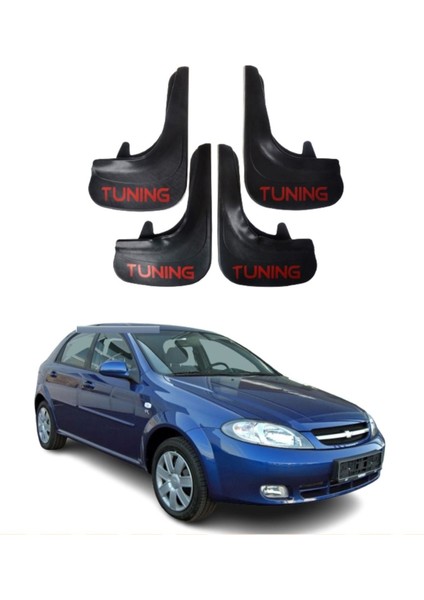 Chevrolet Lacetti Hb Uyumlu Tuning Yazılı 4'lü Tozluk Çamurluk Paçalık Modifiye