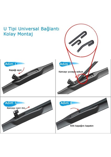 Toyota Yaris Hibrit Silecek (2011-2014) 700 mm Tek modelleri