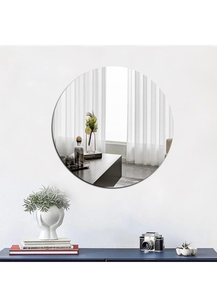 60 cm Yuvarlak Şık Ayna, Modern ve Zarif Dekoratif Tasarım