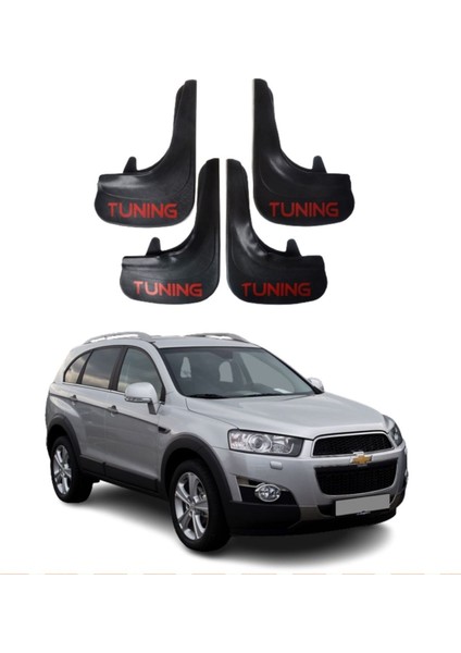 Chevrolet Captiva Uyumlu Tuning Yazılı 4'lü Tozluk Çamurluk Paçalık Modifiye