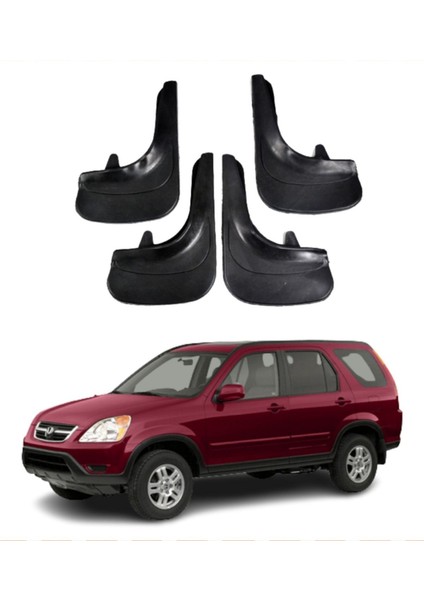Honda Cr-V 2002-2007 Uyumlu 4'lü Tozluk Çamurluk Paçalık Modifiye