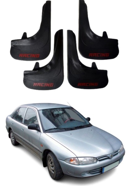 Proton 415 Uyumlu Racing Yazılı 4'lü Tozluk Çamurluk Paçalık Modifiye