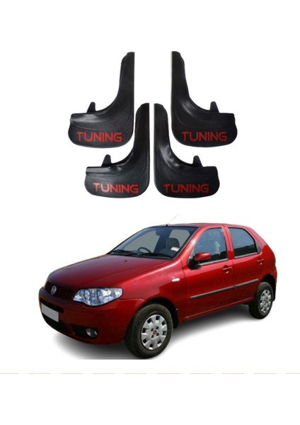 Fiat Palio Tüm Kasalara Uyumlu Tuning Yazılı 4'lü Tozluk Çamurluk Paçalık Modifiye
