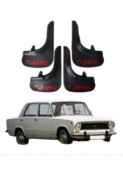 Fiat Hacı Murat Uyumlu Tuning Yazılı 4'lü Tozluk Çamurluk Paçalık Modifiye
