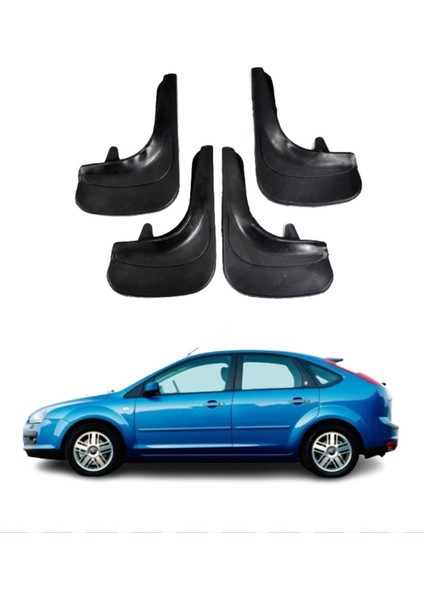 Ford Focus 2 Hb 2005-2011 Uyumlu 4'lü Tozluk Çamurluk Paçalık Modifiye