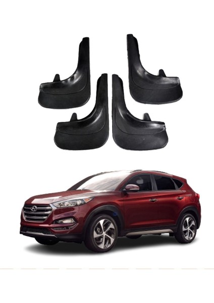 Hyundai Tucson Uyumlu 4'lü Tozluk Çamurluk Paçalık Modifiye