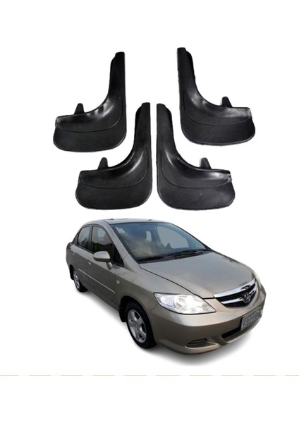 Honda City Uyumlu 4'li Tozluk Çamurluk Paçalık Modifiye