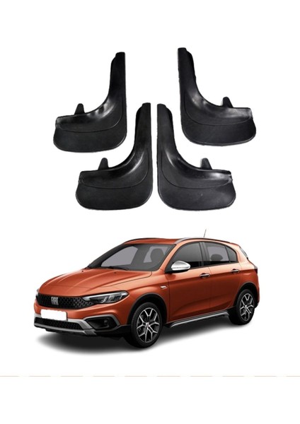 Fiat Egea Cross Tüm Kasalara Uyumlu 4'lü Tozluk Çamurluk Paçalık Modifiye