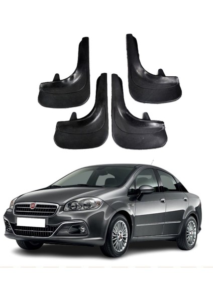 Fiat Linea Tüm Kasalara Uyumlu 4'lü Tozluk Çamurluk Paçalık Modifiye