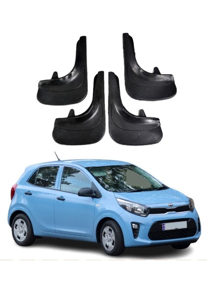 Kia Pıcanto Uyumlu 4'lü Tozluk Çamurluk Paçalık Modifiye