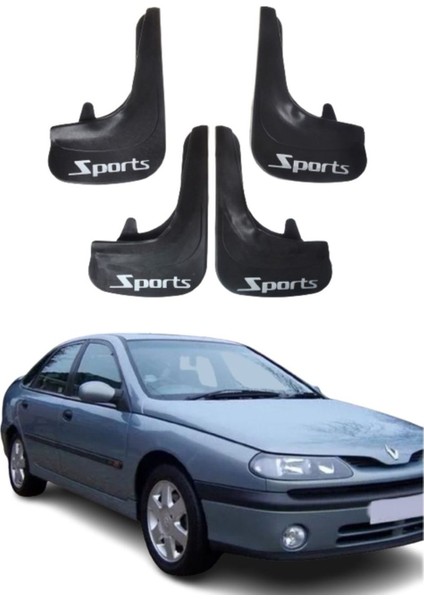 Renault Laguna 1 Uyumlu Sports Yazılı 4'lü Tozluk Çamurluk Paçalık Modifiye
