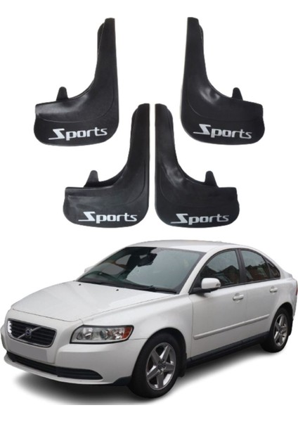 Volvo S 40 Uyumlu Sports Yazılı 4'lü Tozluk Çamurluk Paçalık Modifiye