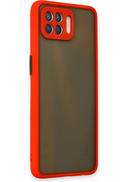 Reno 4 Lite Kılıf Montreal Silikon Kapak - Kırmızı Arbkd modelleri